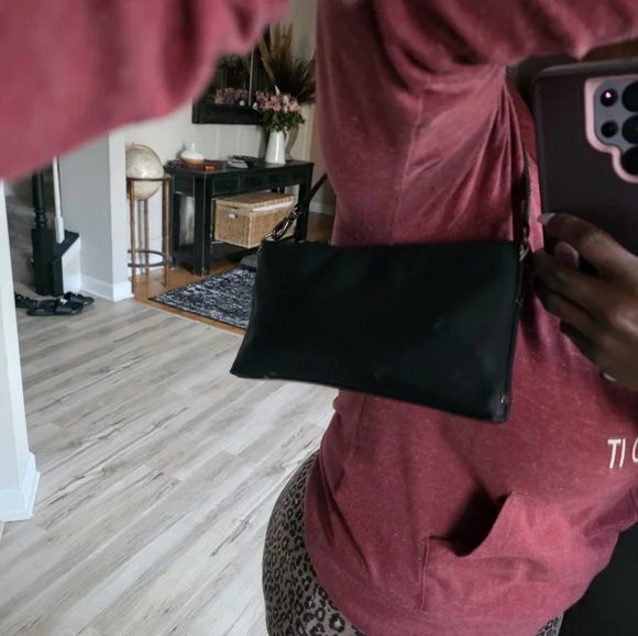 Vtg Coach Mercer Demi 7407 Shoulder bag Black Nylon Canvas Leather trim Y2K - Picture 16 of 17